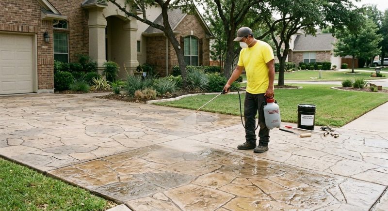 Stamped Concrete Protection